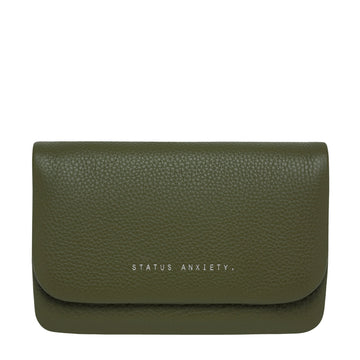 Impermanent Wallet by Status Anxiety in Khaki - The Stockroom NZ